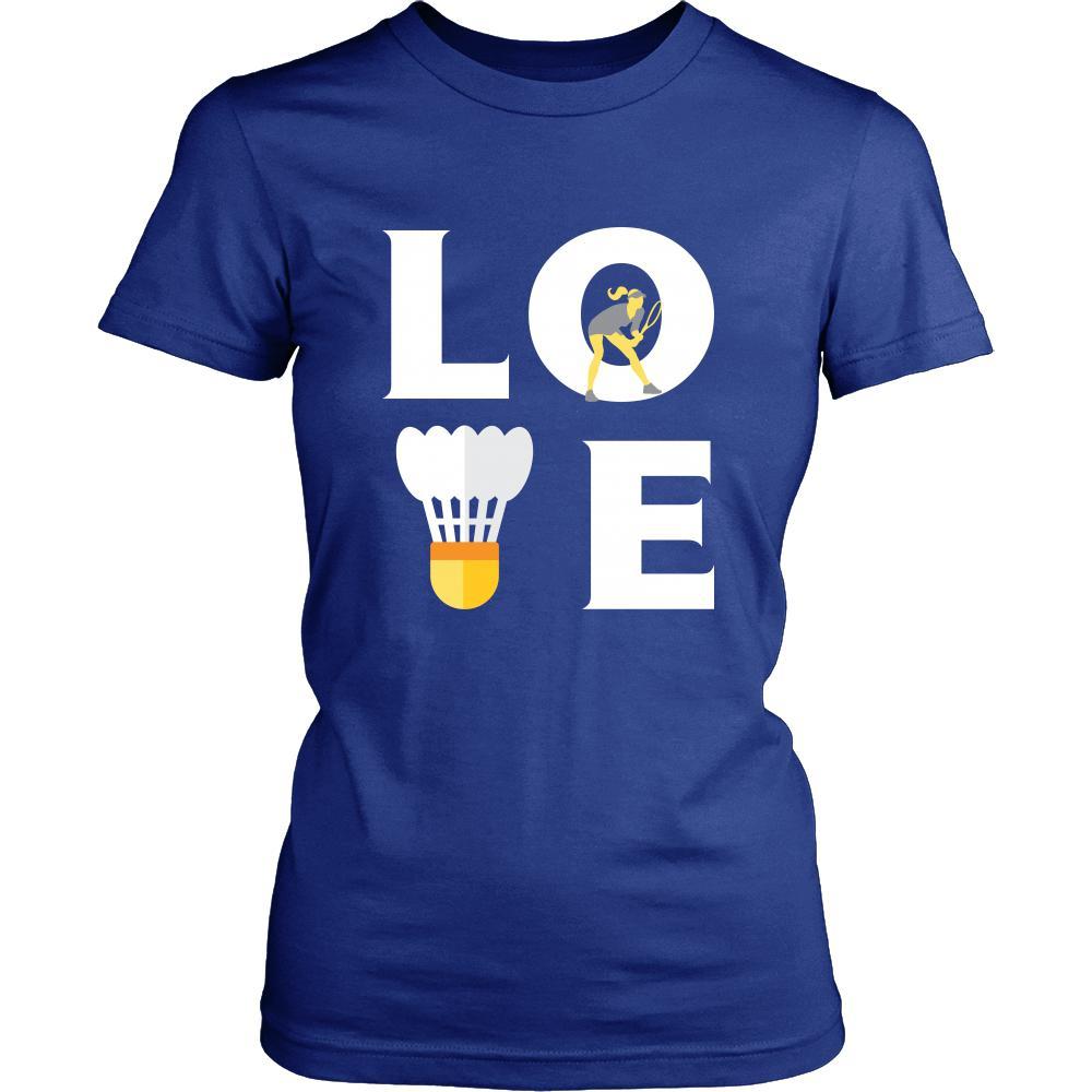 Badminton - LOVE Badminton - Sport Player Shirt-T-shirt-Teelime | shirts-hoodies-mugs