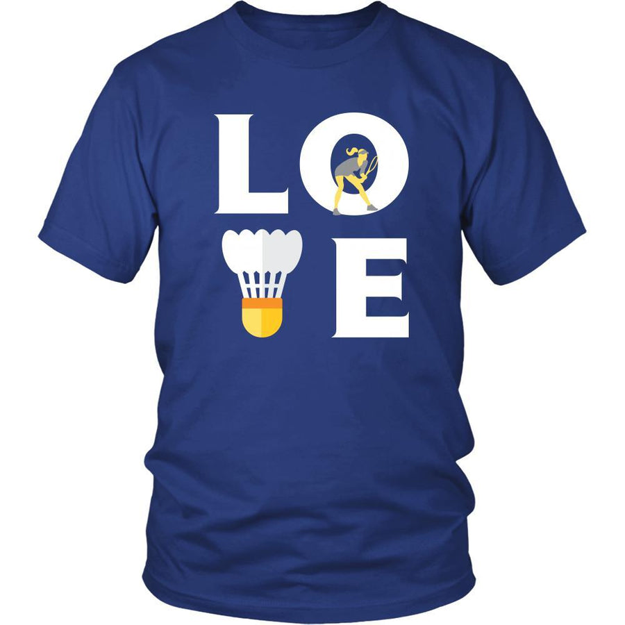 Badminton - LOVE Badminton - Sport Player Shirt-T-shirt-Teelime | shirts-hoodies-mugs