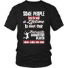 Badminton Shirt - Some people have to wait a lifetime to meet their favorite Badminton player mine calls me dad- Sport father-T-shirt-Teelime | shirts-hoodies-mugs