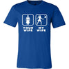 Badminton - Your wife My wife - Father's Day Sport Shirt-T-shirt-Teelime | shirts-hoodies-mugs