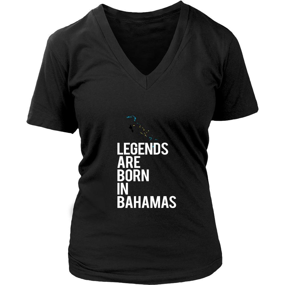 Bahamas Shirt - Legends are born in Bahamas - National Heritage Gift-T-shirt-Teelime | shirts-hoodies-mugs