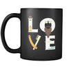 Barber - LOVE Barber - 11oz Black Mug-Drinkware-Teelime | shirts-hoodies-mugs