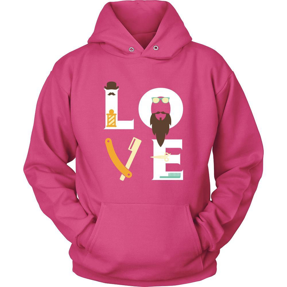 Barber - LOVE Barber - Profession/Job Shirt-T-shirt-Teelime | shirts-hoodies-mugs