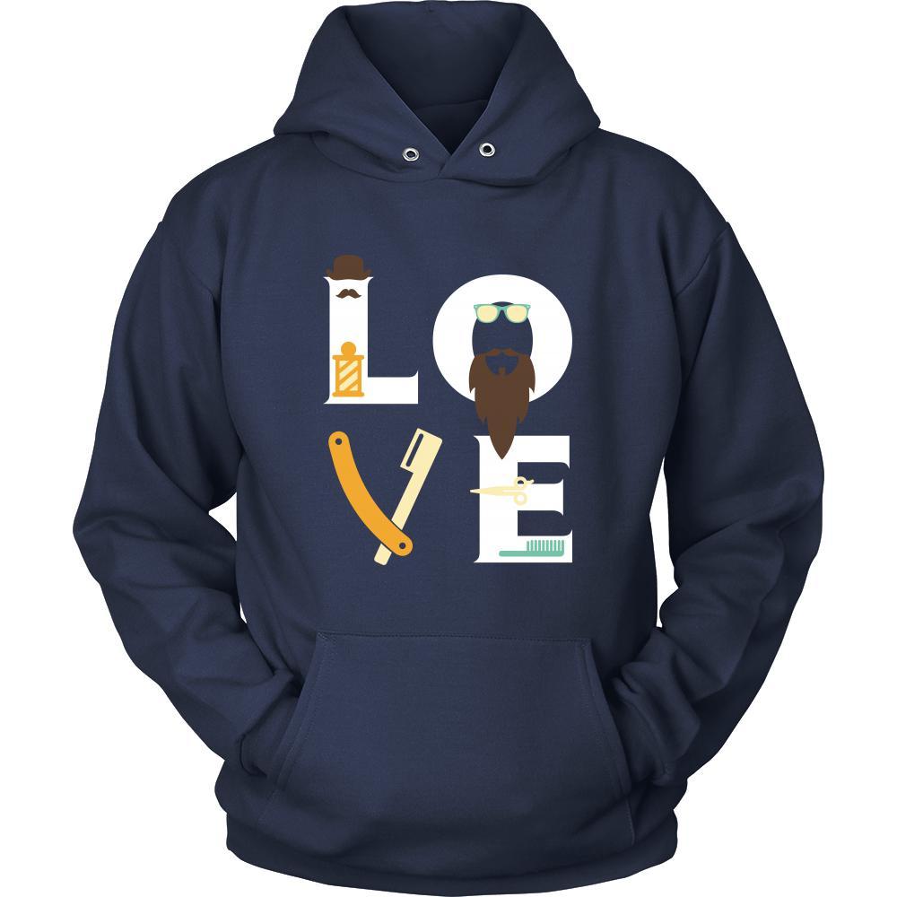 Barber - LOVE Barber - Profession/Job Shirt-T-shirt-Teelime | shirts-hoodies-mugs