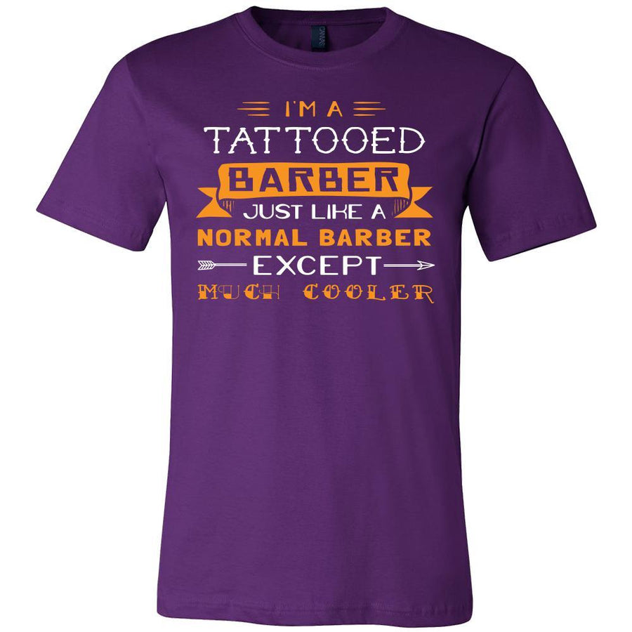 Barber Shirt - I'm a tattooed barber, just like a normal barber, except much cooler - Profession Gift-T-shirt-Teelime | shirts-hoodies-mugs