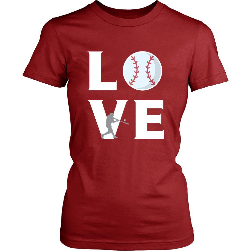 Baseball - LOVE Baseball - Sport Player Shirt-T-shirt-Teelime | shirts-hoodies-mugs