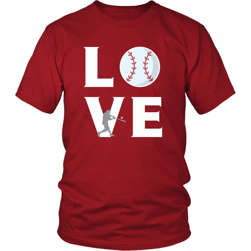 Baseball - LOVE Baseball - Sport Player Shirt-T-shirt-Teelime | shirts-hoodies-mugs