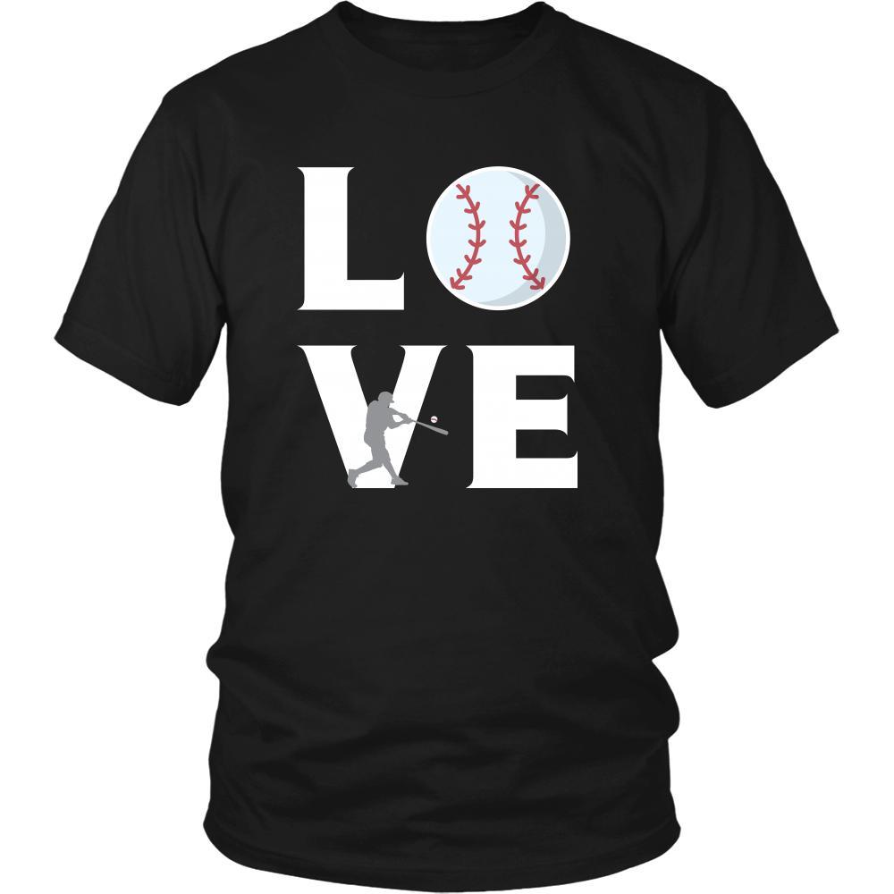 Baseball - LOVE Baseball - Sport Player Shirt-T-shirt-Teelime | shirts-hoodies-mugs