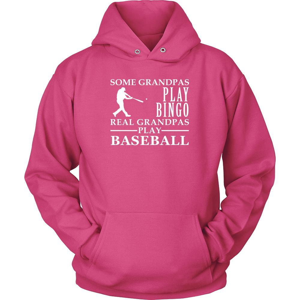 Baseball Shirt Some Grandpas play bingo, real Grandpas go Baseball Family Hobby-T-shirt-Teelime | shirts-hoodies-mugs