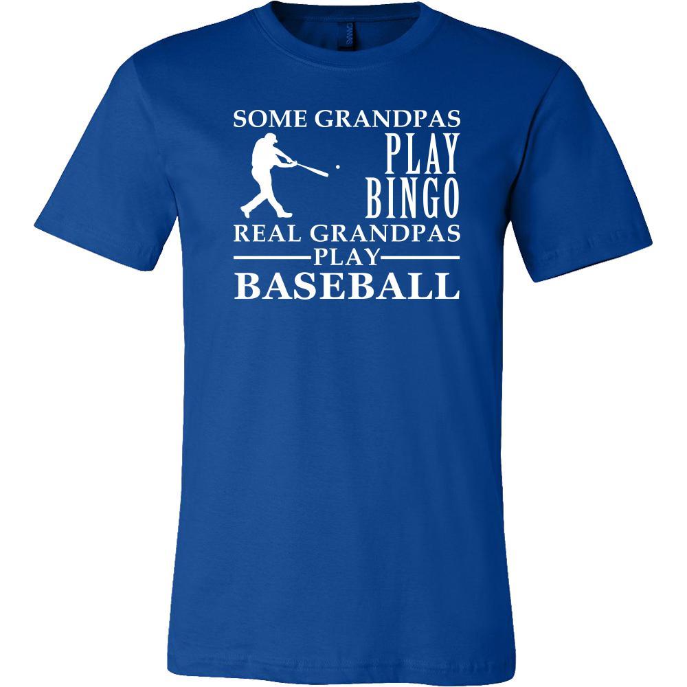 Baseball Shirt Some Grandpas play bingo, real Grandpas go Baseball Family Hobby-T-shirt-Teelime | shirts-hoodies-mugs