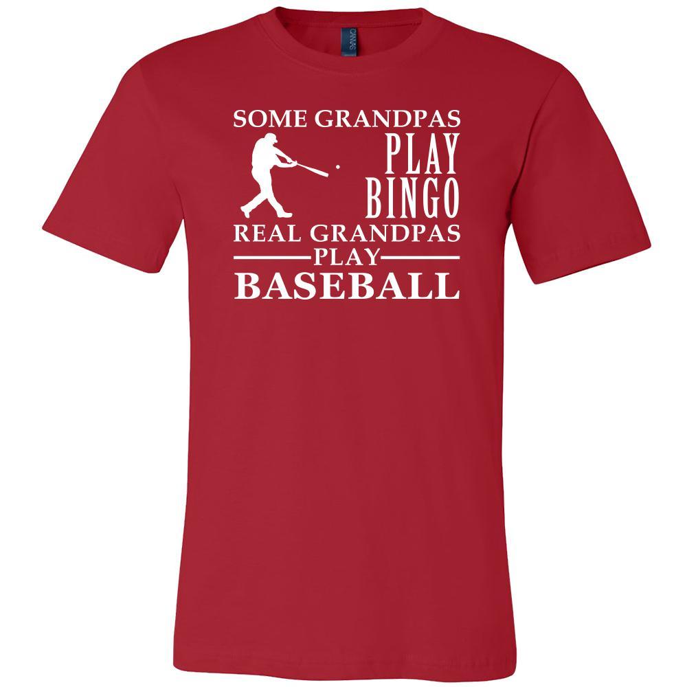 Baseball Shirt Some Grandpas play bingo, real Grandpas go Baseball Family Hobby-T-shirt-Teelime | shirts-hoodies-mugs