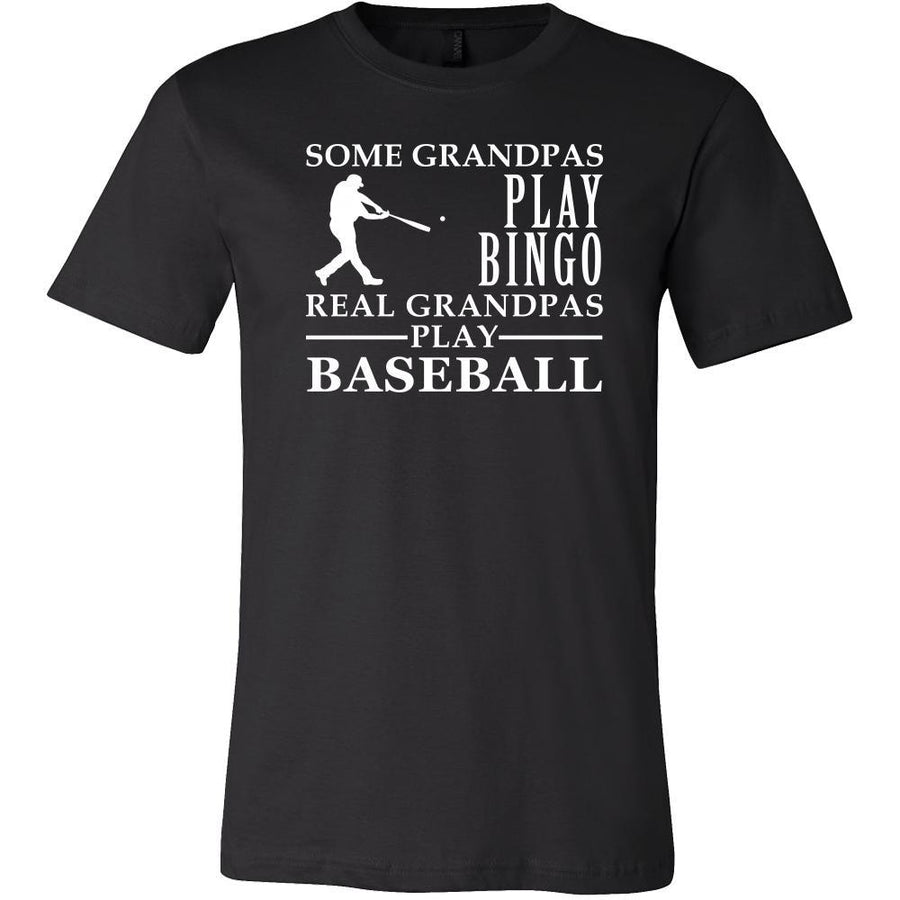 Baseball Shirt Some Grandpas play bingo, real Grandpas go Baseball Family Hobby-T-shirt-Teelime | shirts-hoodies-mugs