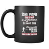 Baseball some people have to wait a lifetime to meet their favorite Baseball player mine calls me dad 11oz Black Mug-Drinkware-Teelime | shirts-hoodies-mugs