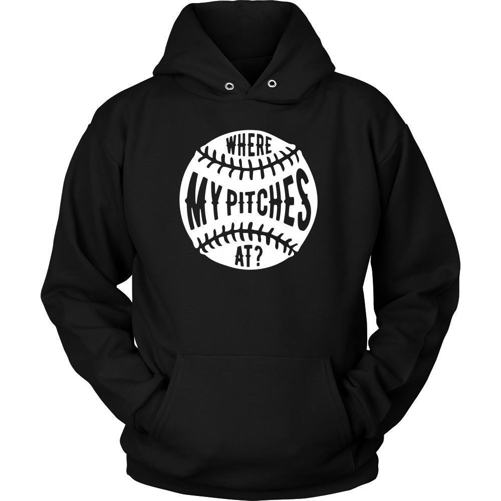 Baseball T Shirt - Where my pitches at-T-shirt-Teelime | shirts-hoodies-mugs