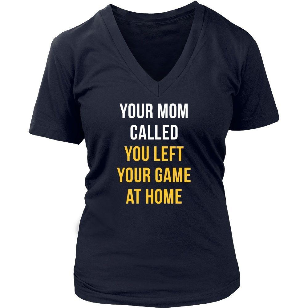 Baseball T Shirt - Your mom called you left your game at home-T-shirt-Teelime | shirts-hoodies-mugs