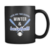 Baseball There are two seasons winter & baseball 11oz Black Mug-Drinkware-Teelime | shirts-hoodies-mugs