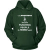 Basketball - I play Basketball because punching people is frowned upon - Sport Shirt-T-shirt-Teelime | shirts-hoodies-mugs