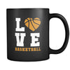 Basketball Love basketball 11oz Black Mug-Drinkware-Teelime | shirts-hoodies-mugs