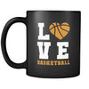 Basketball Love basketball 11oz Black Mug-Drinkware-Teelime | shirts-hoodies-mugs