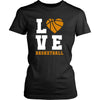 Basketball Love T Shirt - Sport Design Apparel-T-shirt-Teelime | shirts-hoodies-mugs
