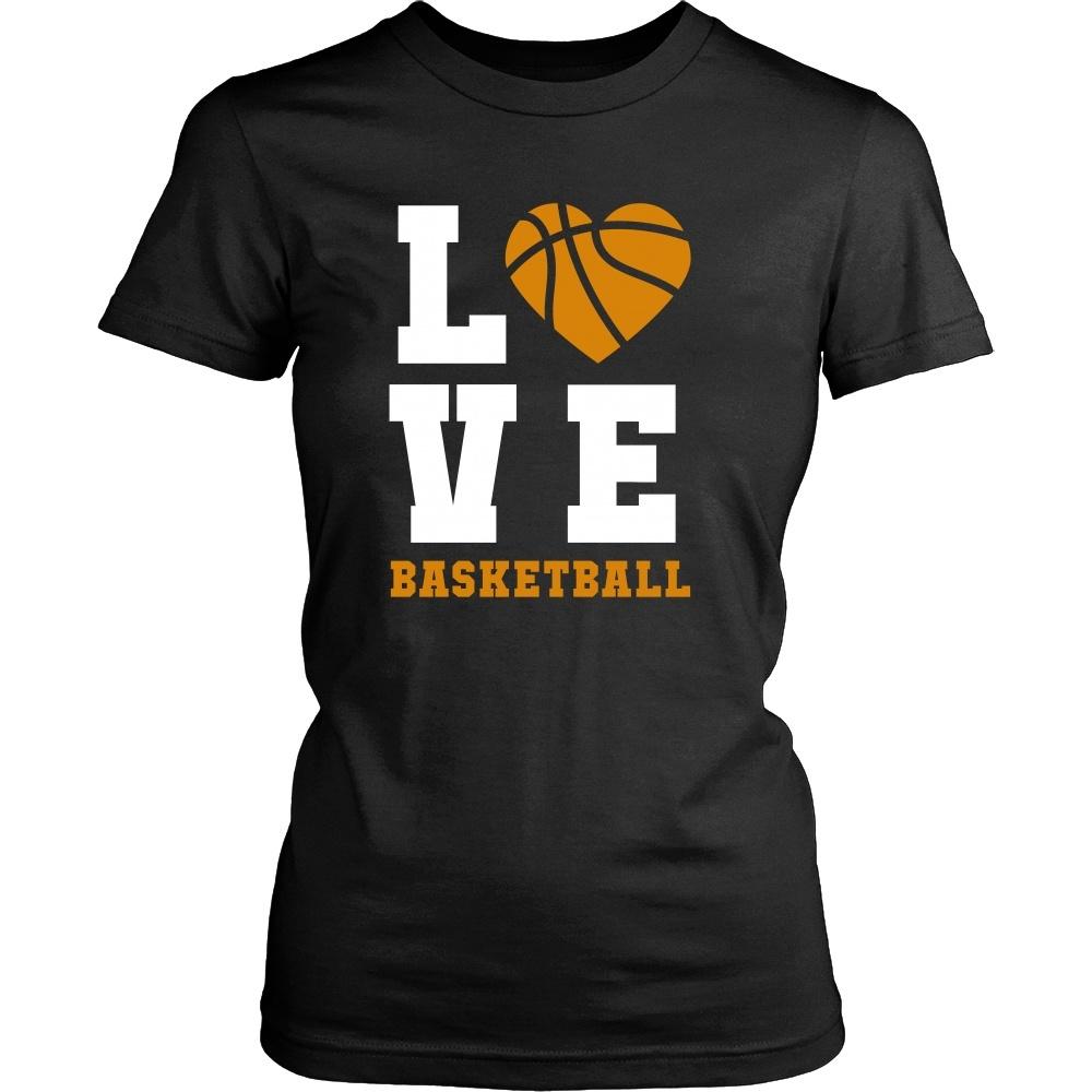 Basketball Love T Shirt - Sport Design Apparel - Teelime