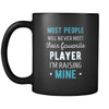 Basketball Most people will never meet their favorite player I'm raising mine 11oz Black Mug-Drinkware-Teelime | shirts-hoodies-mugs