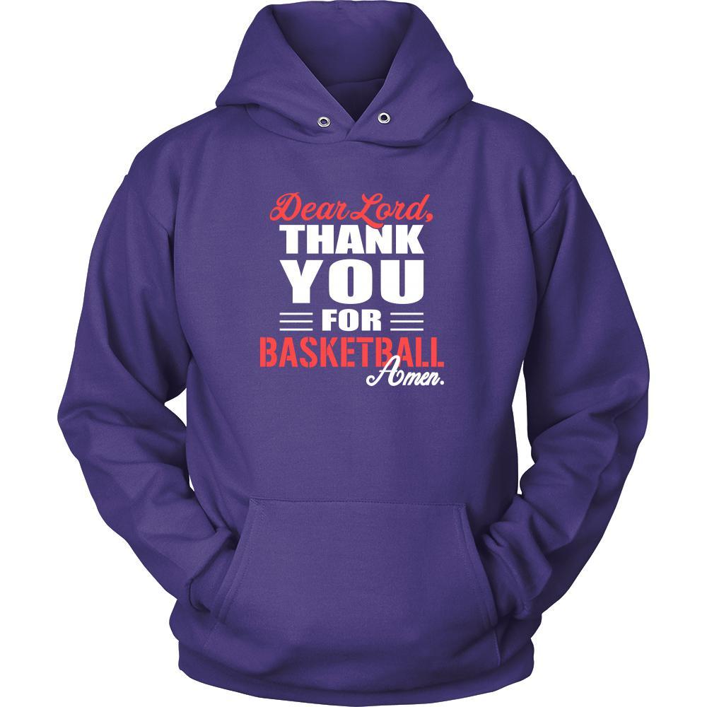 Basketball Shirt - Dear Lord, thank you for Basketball Amen- Sport-T-shirt-Teelime | shirts-hoodies-mugs