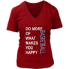 Basketball Shirt - Do more of what makes you happy Basketball- Sport Gift-T-shirt-Teelime | shirts-hoodies-mugs