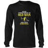 Basketball Shirt - Never underestimate an old man who loves basketball Grandfather Sport Gift-T-shirt-Teelime | shirts-hoodies-mugs