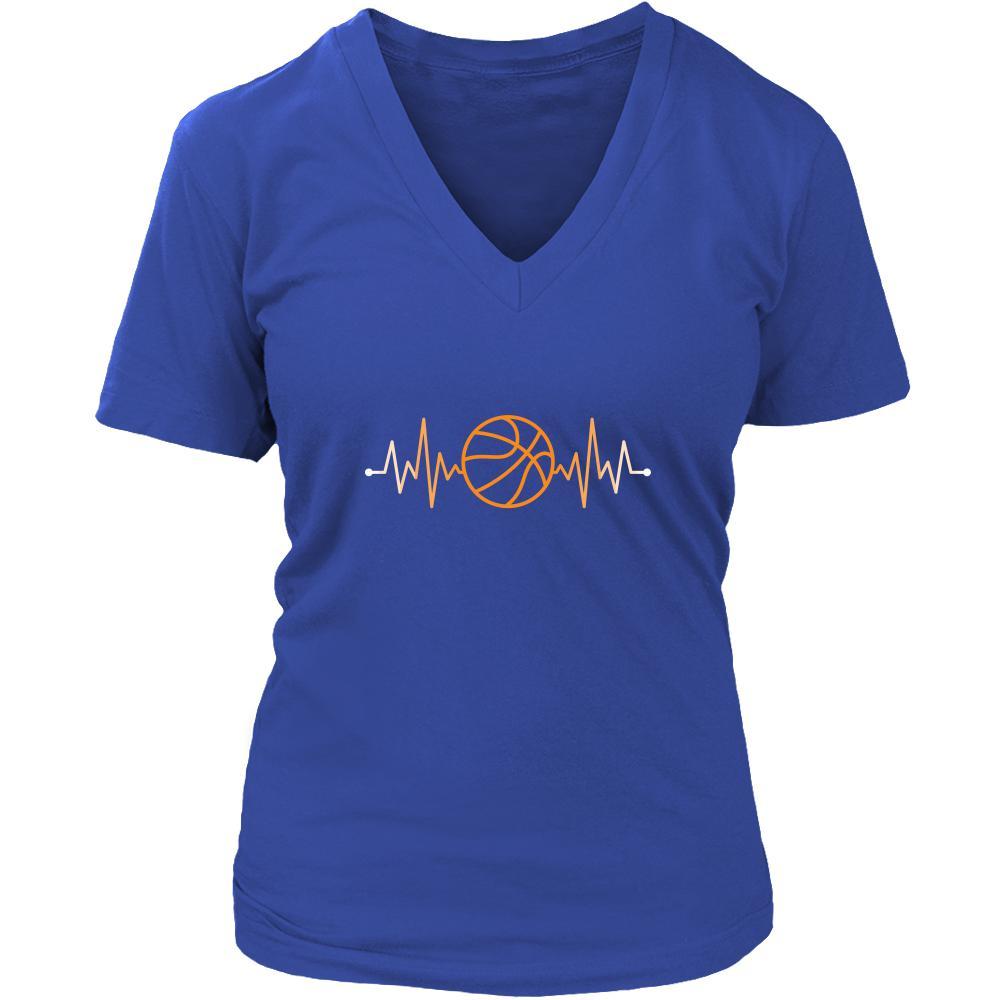 Basketball T Shirts - Basketball Rhythm-T-shirt-Teelime | shirts-hoodies-mugs