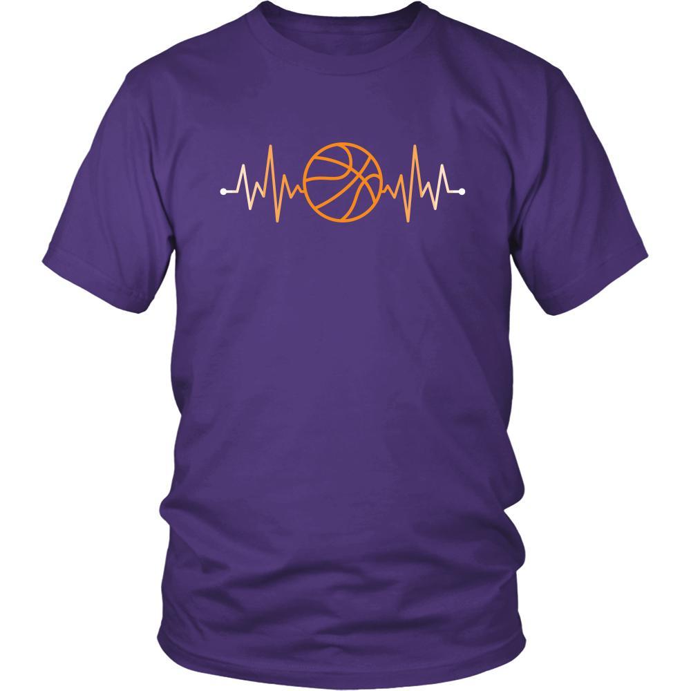 Basketball T Shirts - Basketball Rhythm-T-shirt-Teelime | shirts-hoodies-mugs