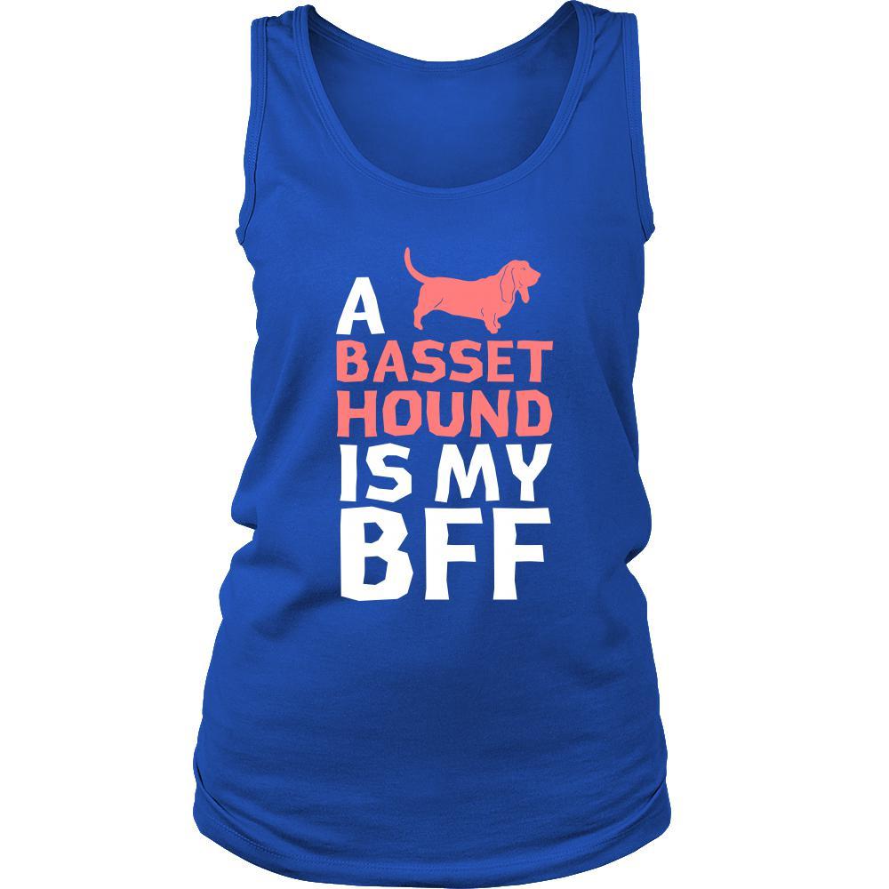 Basset hound Shirt - a Basset hound is my bff- Dog Lover Gift-T-shirt-Teelime | shirts-hoodies-mugs