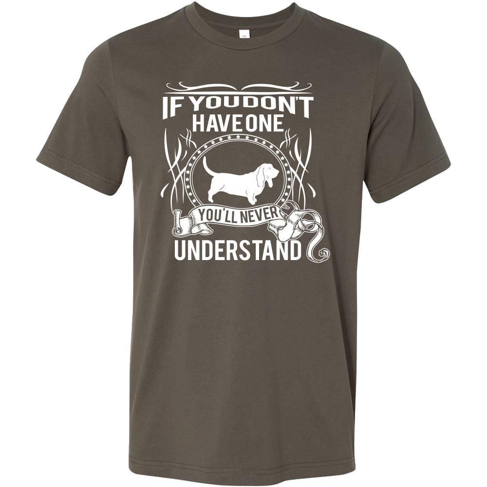 Basset hound Shirt - If you don't have one you'll never understand- Dog Lover Gift-T-shirt-Teelime | shirts-hoodies-mugs