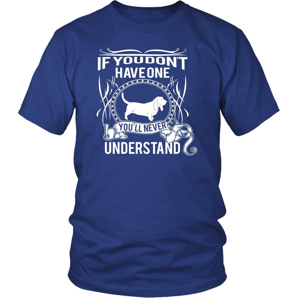 Basset hound Shirt - If you don't have one you'll never understand- Dog Lover Gift-T-shirt-Teelime | shirts-hoodies-mugs