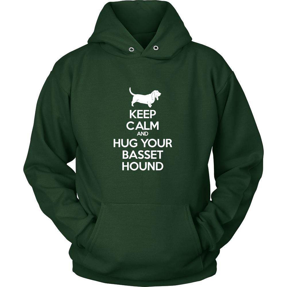 Basset hound Shirt - Keep Calm and Hug Your Basset hound- Dog Lover Gift Gift-T-shirt-Teelime | shirts-hoodies-mugs