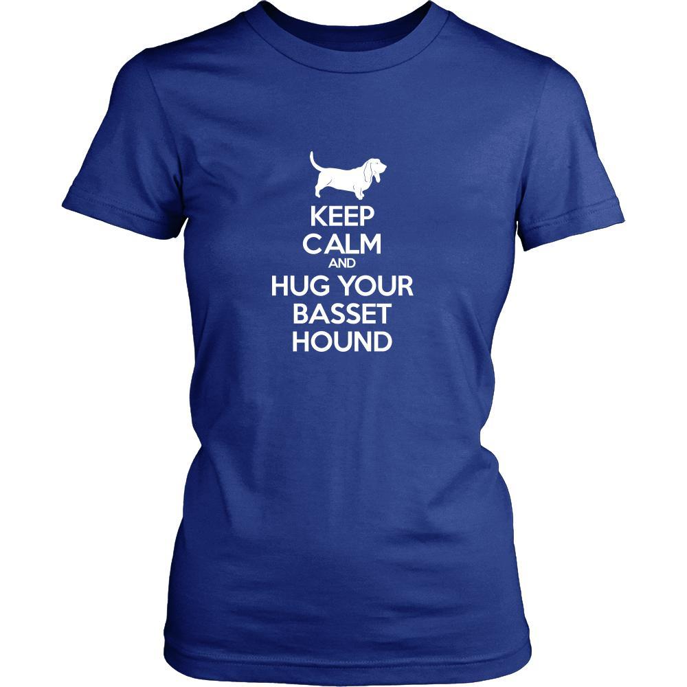 Basset hound Shirt - Keep Calm and Hug Your Basset hound- Dog Lover Gift Gift-T-shirt-Teelime | shirts-hoodies-mugs
