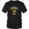 Basset hound Shirt - Never underestimate an old man with a Basset hound Grandfather Dog Gift-T-shirt-Teelime | shirts-hoodies-mugs