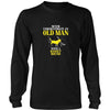 Basset hound Shirt - Never underestimate an old man with a Basset hound Grandfather Dog Gift-T-shirt-Teelime | shirts-hoodies-mugs