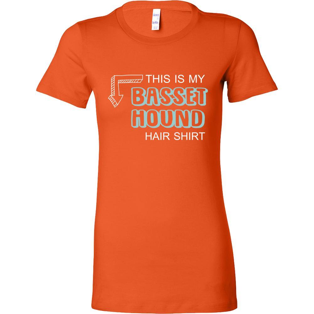 Basset hound Shirt - This is my Basset hound hair shirt - Dog Lover Gift-T-shirt-Teelime | shirts-hoodies-mugs
