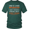 Basset Hounds Shirt - Sorry If I Looked Interested, I think about Basset Hounds - Dog Lover Gift-T-shirt-Teelime | shirts-hoodies-mugs