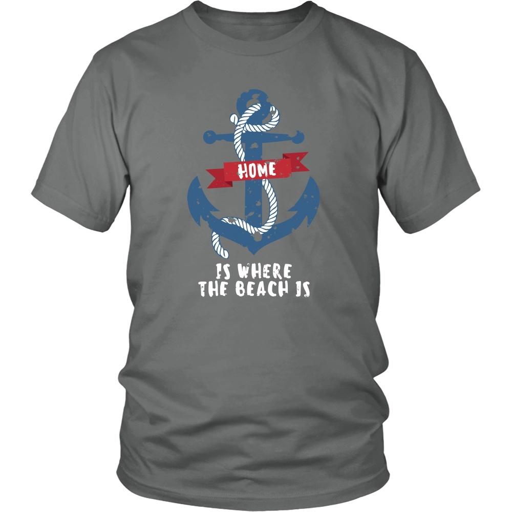 Beach T Shirt - Home is where the beach is