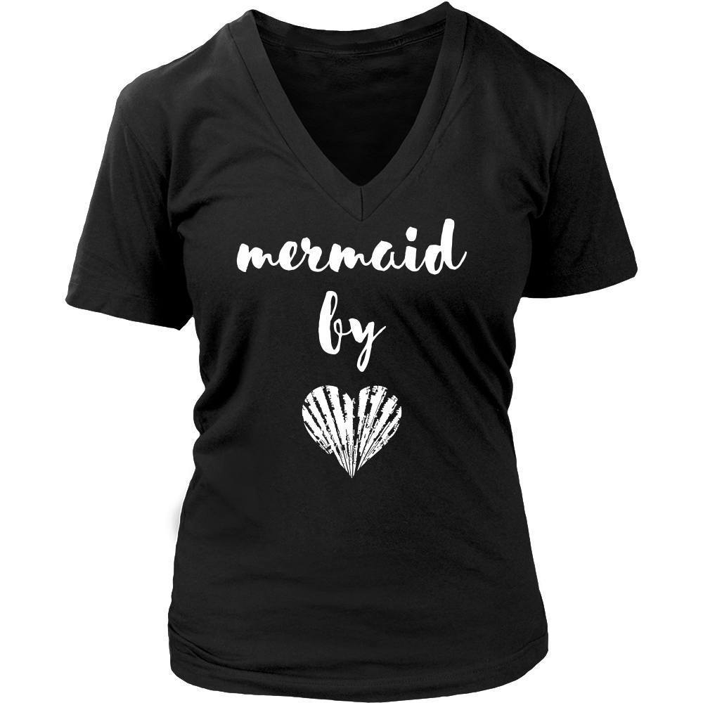Beach T Shirt - Mermaid by heart-T-shirt-Teelime | shirts-hoodies-mugs