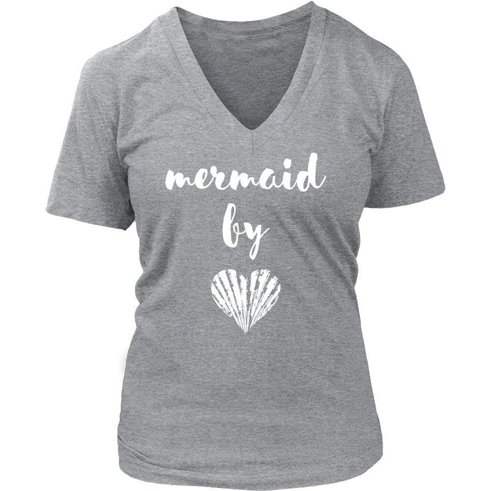 Beach T Shirt - Mermaid by heart-T-shirt-Teelime | shirts-hoodies-mugs