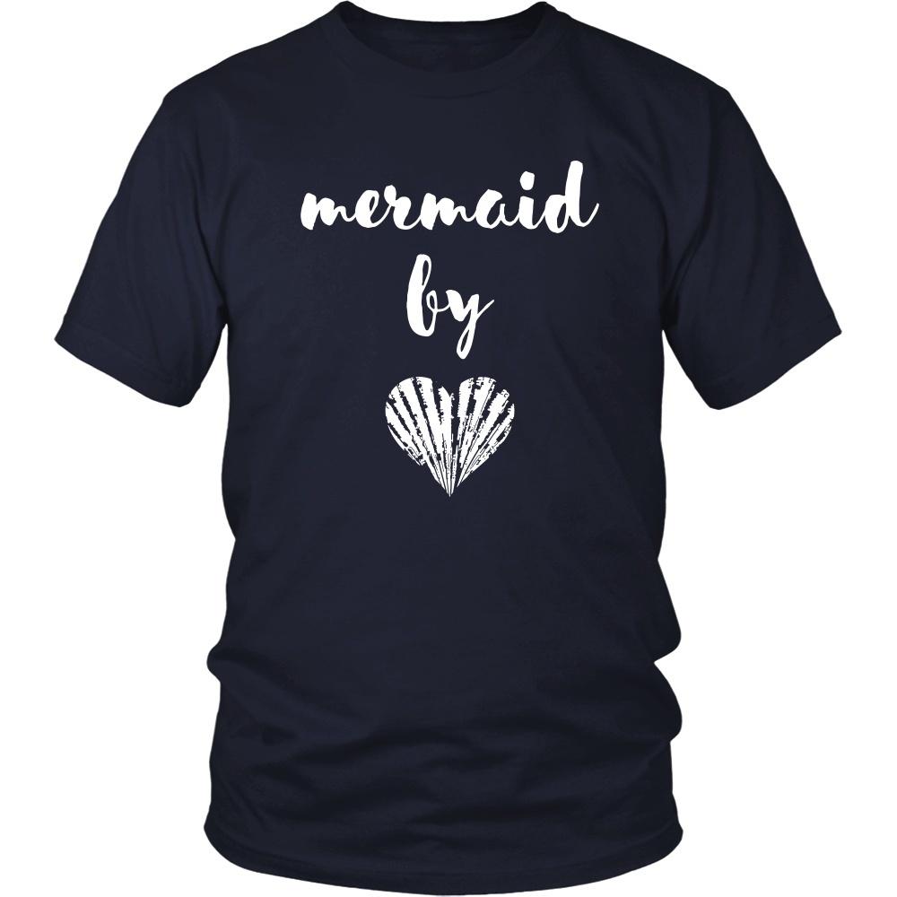Beach T Shirt - Mermaid by heart-T-shirt-Teelime | shirts-hoodies-mugs