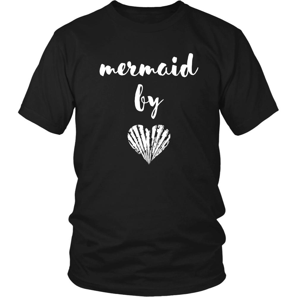 Beach T Shirt - Mermaid by heart-T-shirt-Teelime | shirts-hoodies-mugs