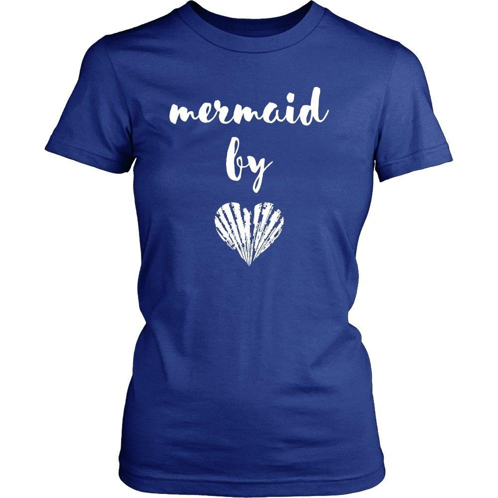 Beach T Shirt - Mermaid by heart-T-shirt-Teelime | shirts-hoodies-mugs
