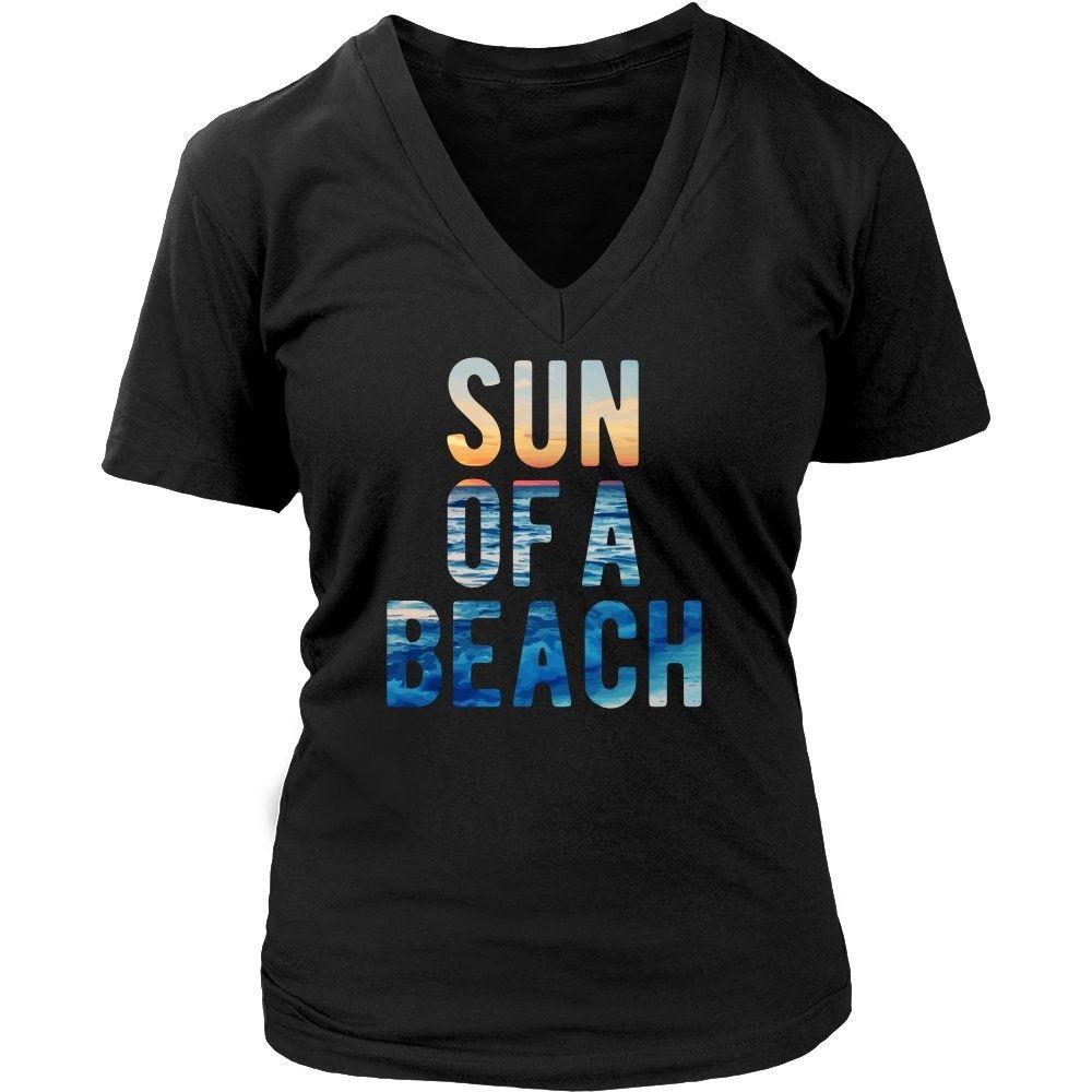 Beach T Shirt - Sun of a beach-T-shirt-Teelime | shirts-hoodies-mugs