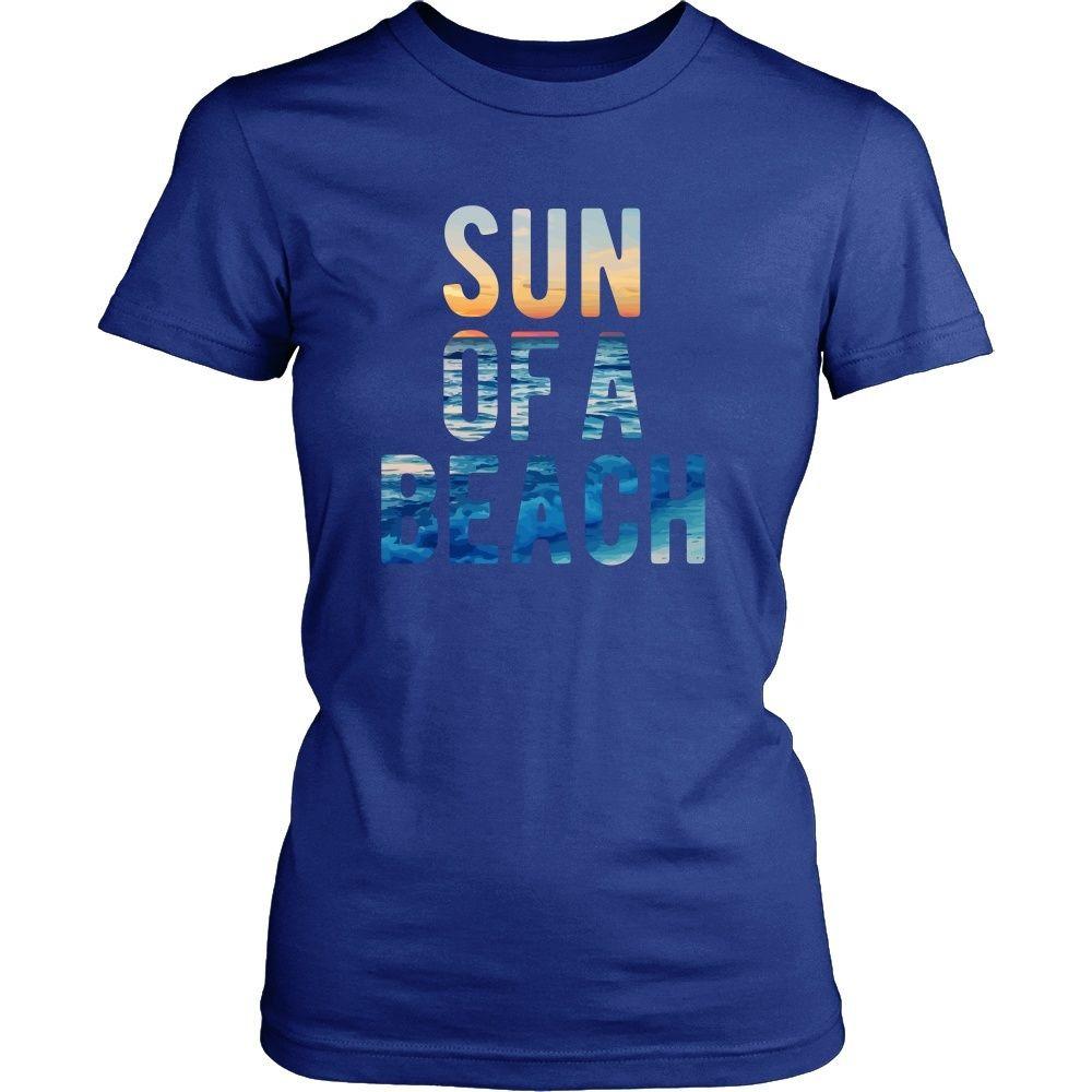 Beach T Shirt - Sun of a beach-T-shirt-Teelime | shirts-hoodies-mugs
