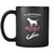 Beagle All this Dad needs is his Beagle and a cup of coffee 11oz Black Mug