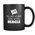 Beagle Feel Safe With A Beagle 11oz Black Mug